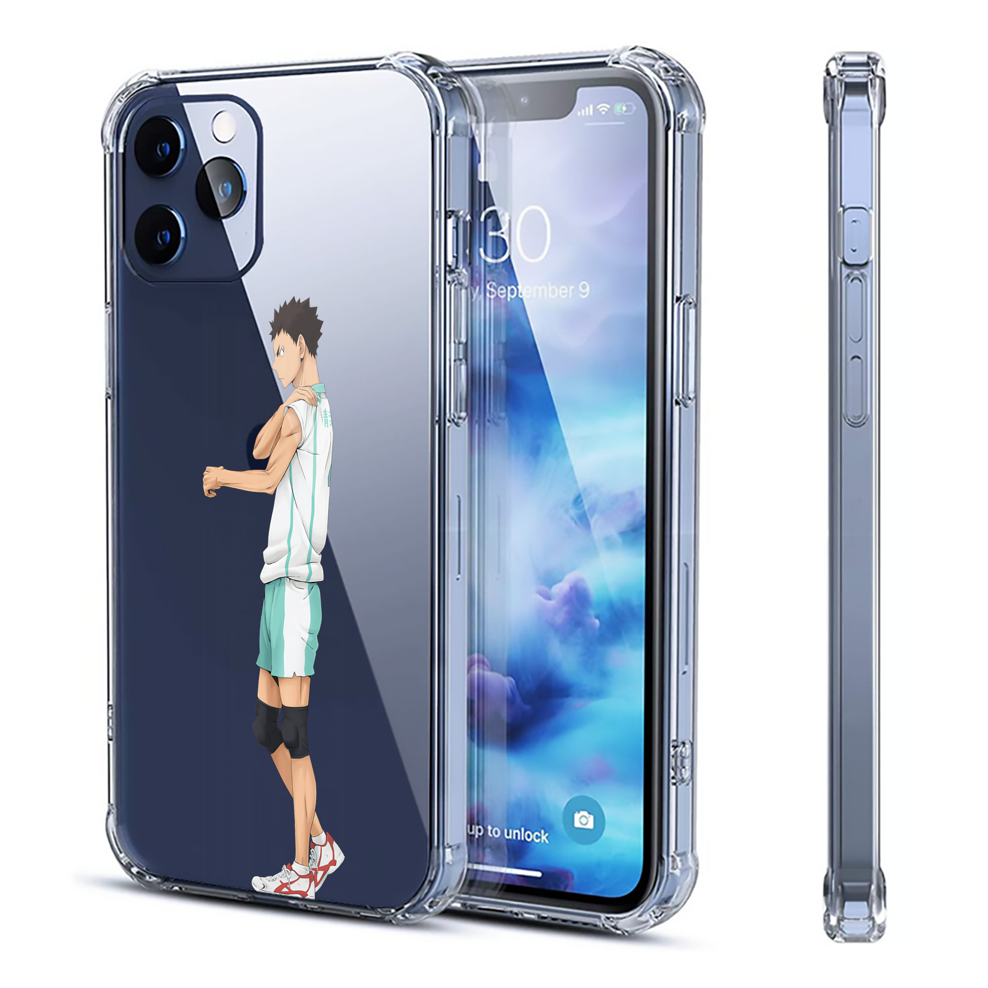 ハイキュー!! Haikyu!! 【iPhone 12シリーズ対応】透明スマホケース（クリアソフトケース）